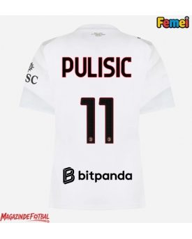AC Milan Christian Pulisic #11 Tricou Fotbal Replică 2026-27 Femei Deplasare AC Milan Christian Pulisic #11 Tricou Fotbal Replică 2026-27 Femei Deplasare